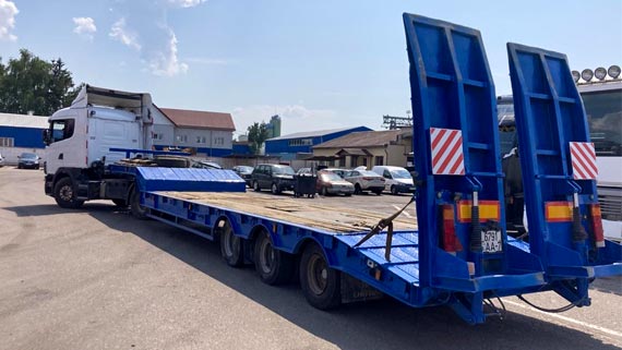 Низкорамный трал 25 тонн